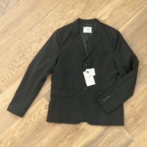 Zara Boys Black Suit Jacket and Pants Size 13-14 NEW